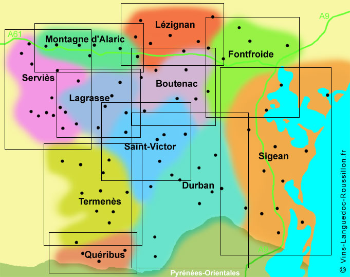 vers carte dtaille et liste vignerons